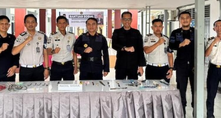 Sidak Rutin Lapas Kelas I Makassar: Cegah Peredaran Handphone Ilegal dan Narkoba