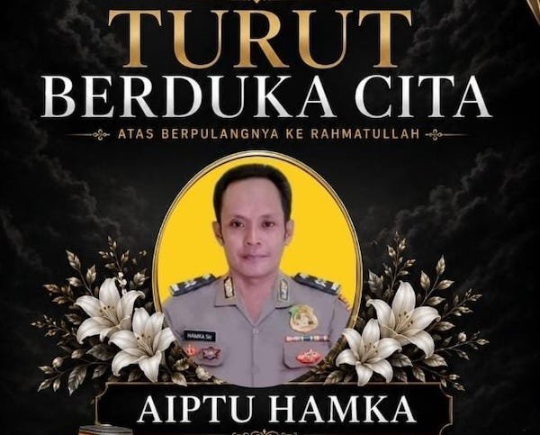 Aiptu Hamka Tawang Meninggal Usai Kecelakaan di Takalar