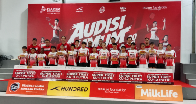 Audisi Umum PB Djarum 2026 di Makassar Berakhir, 16 Atlet Lolos ke Tahap Karantina