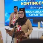 Bupati Gowa Lepas 92 Peserta Jambore Nasional dan Kukuhkan Pramuka Garuda