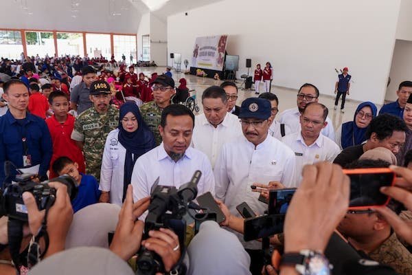 Gubernur Sulsel Dampingi Mensos Tinjau Sekolah Rakyat Terintegrasi Sudiang