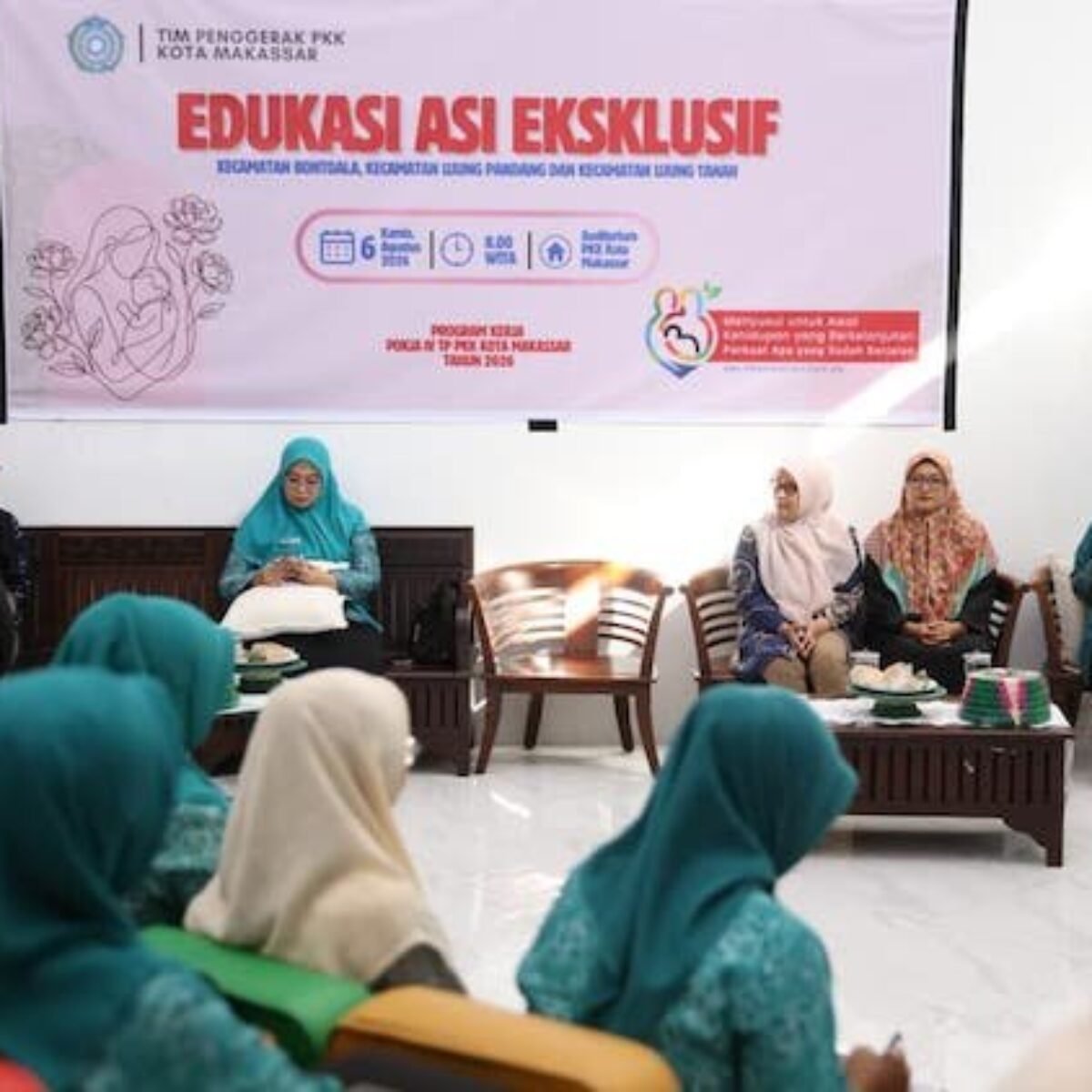 Makassar Edukasi 300 Ibu dan Kader PKK ASI Eksklusif di Pekan Ibu Menyusui Dunia 2026