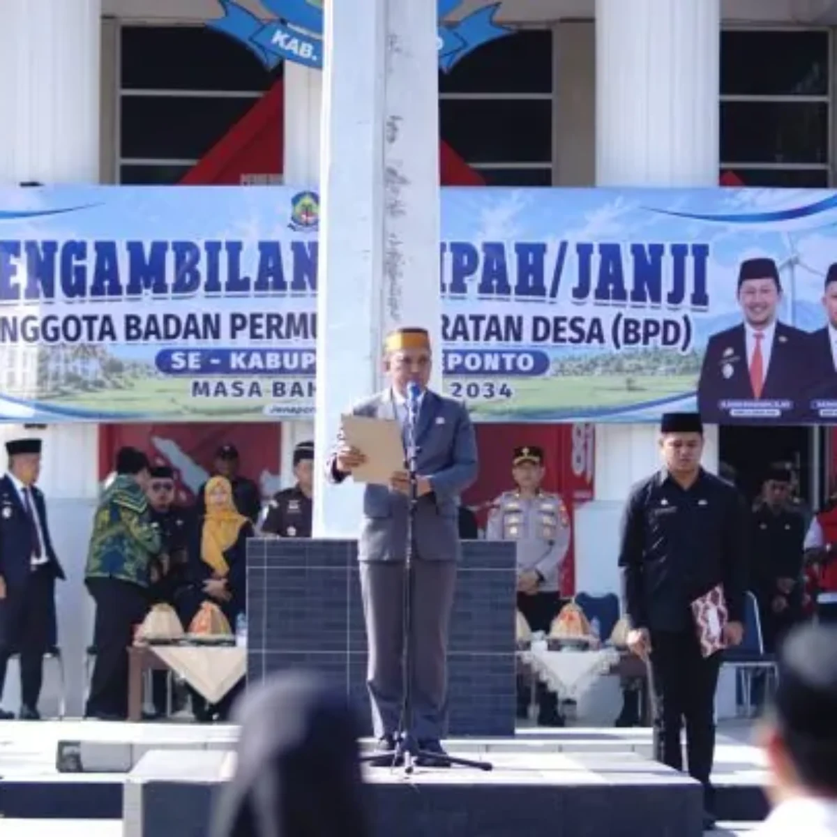 Bupati Jeneponto Lantik Anggota BPD Masa Bakti 2026-2034