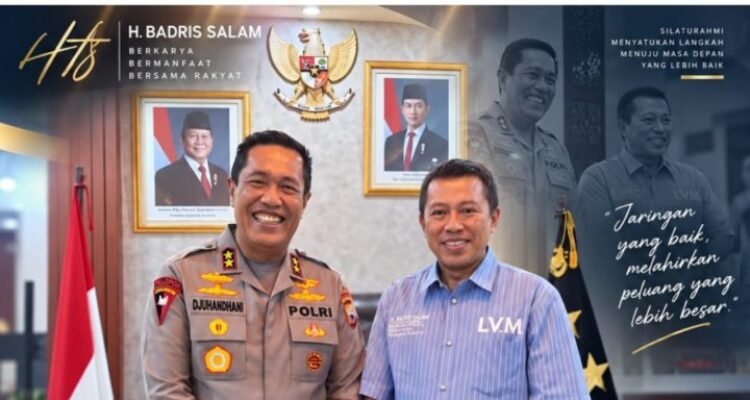 Calon Ketua REI Sulsel H. Badris Salam: Silaturahmi dengan Kapolda Buka Ruang Kolaborasi