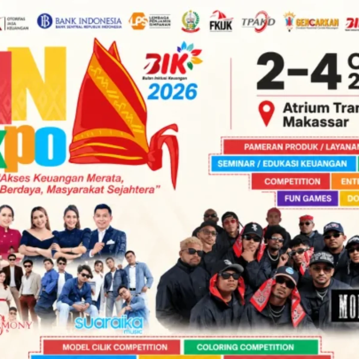 FIN EXPO 2026 OJK Sulselbar Digelar di TSM Makassar, Hadirkan Edukasi Keuangan hingga Kompetisi