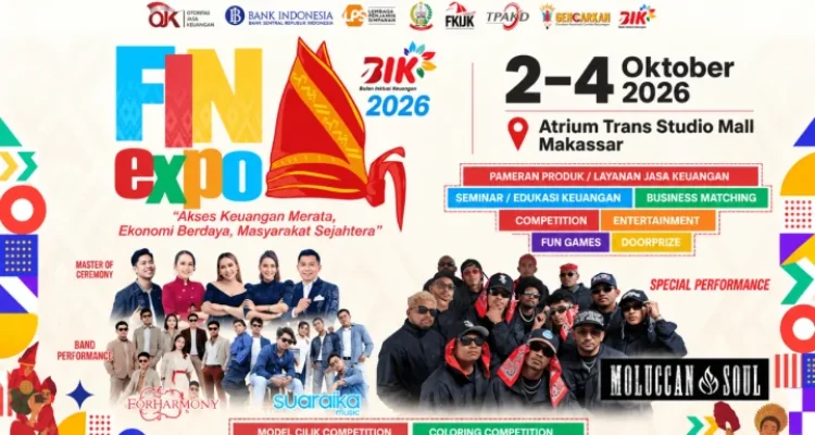 FIN EXPO 2026 OJK Sulselbar Digelar di TSM Makassar, Hadirkan Edukasi Keuangan hingga Kompetisi