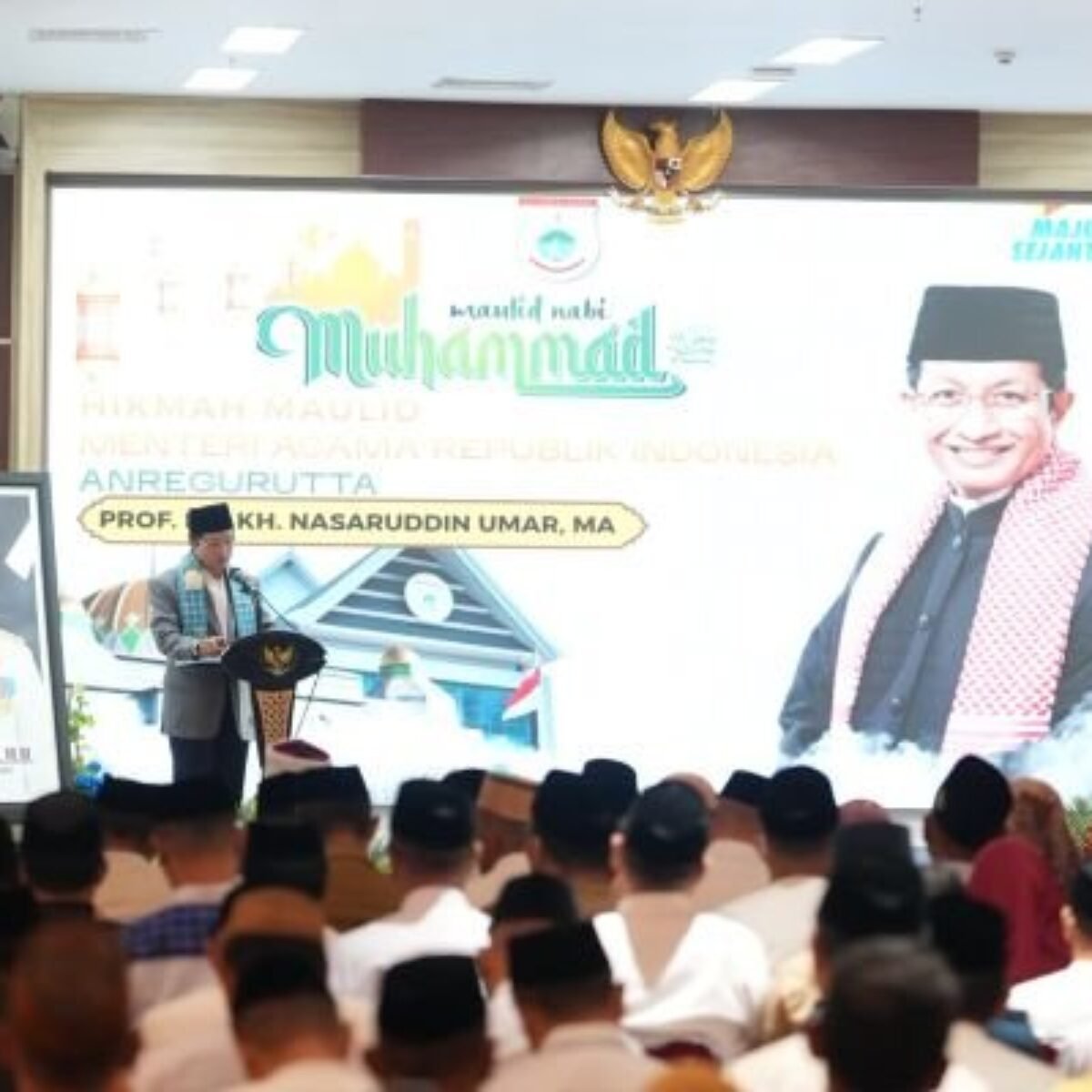 Hadiri Maulid Nabi, Menag Nasaruddin Umar Puji Kemajuan Sulbar Hadiri Maulid Nabi, Menag Nasaruddin Umar Puji Kemajuan Sulbar