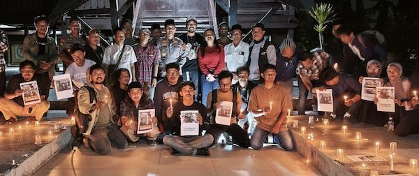 IJTI Sulselbar Gelar Doa Bersama untuk Lima Jurnalis Hilang di Anak Krakatau