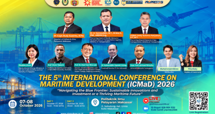 PIP Makassar Gelar Konferensi Maritim Internasional ICMaD 2026 Oktober Mendatang