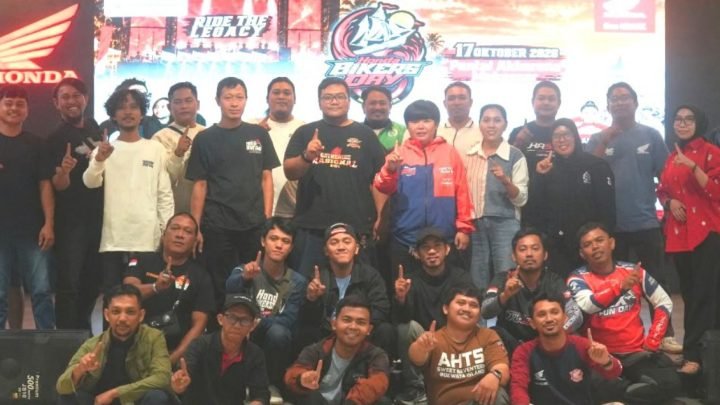 Asmo Sulsel Gelar Gas ke HBD Perkuat Kebersamaan Komunitas Honda Makassar