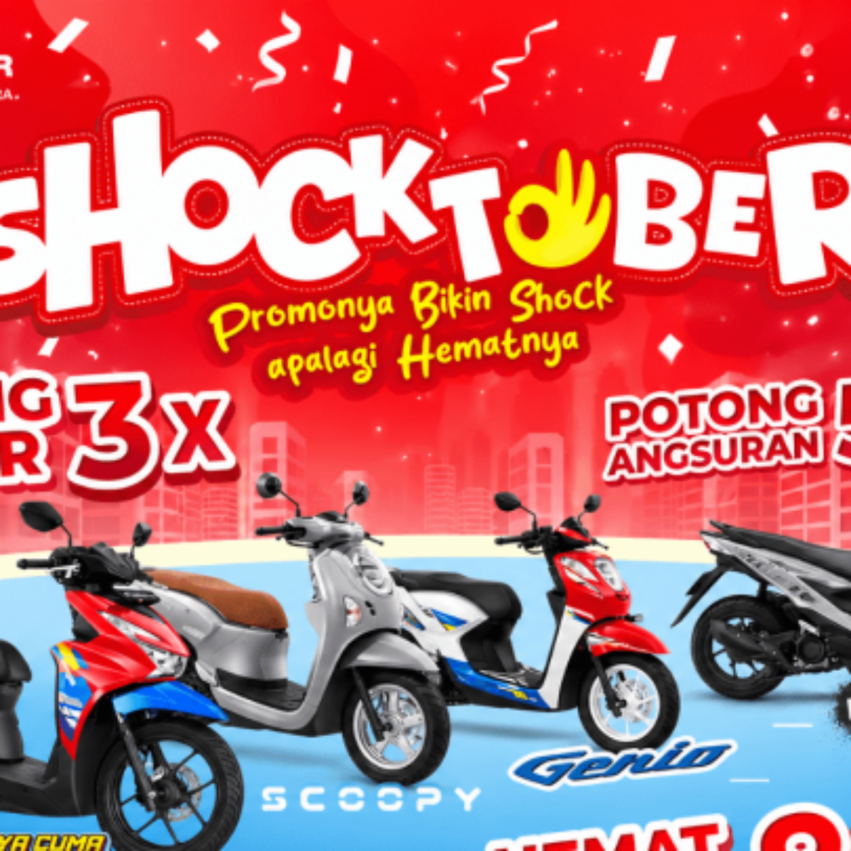 Asmo Sulsel Luncurkan Promo Shocktober untuk Honda BeAT hingga Scoopy Hemat hingga Rp8 Juta