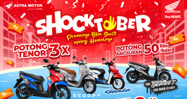 Asmo Sulsel Luncurkan Promo Shocktober untuk Honda BeAT hingga Scoopy Hemat hingga Rp8 Juta