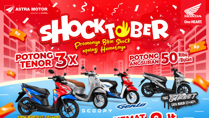 Asmo Sulsel Luncurkan Promo Shocktober untuk Honda BeAT hingga Scoopy Hemat hingga Rp8 Juta