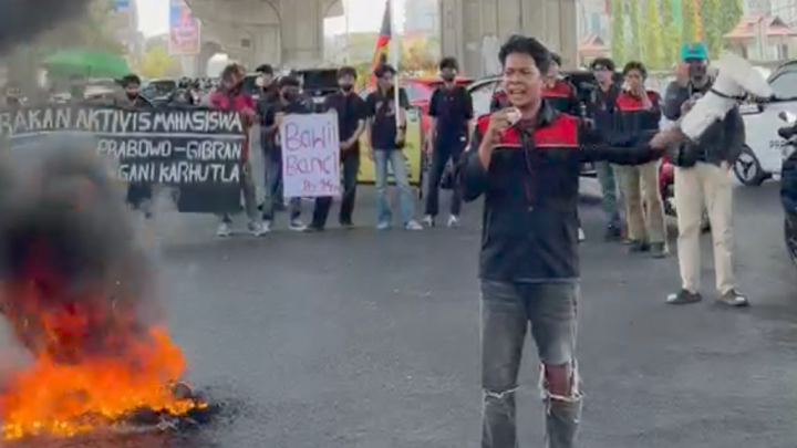 GAM Makassar Gelar Aksi Ujuk Rasa, Desak Pemerintah Tuntaskan Karhutla