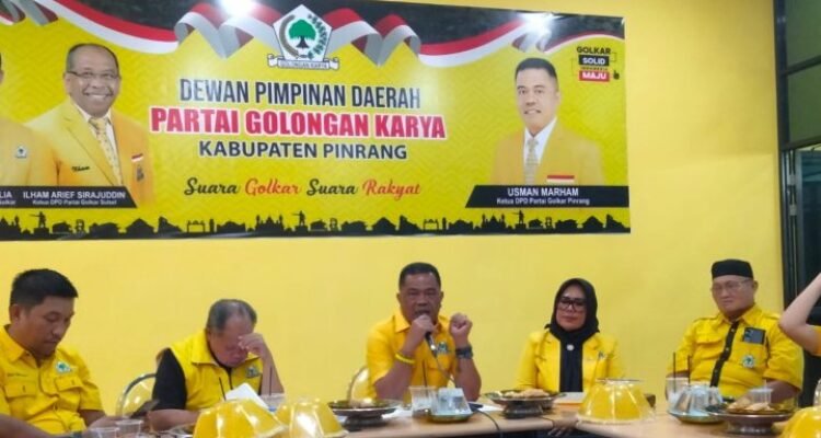 Jelang Musda Golkar Pinrang, Usman Marham Dorong Regenerasi: Saatnya Menyiapkan Pemimpin Baru