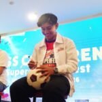 Mufli Hidayat ikut beri coaching di Khong Guan Superco Supercamp Makassar