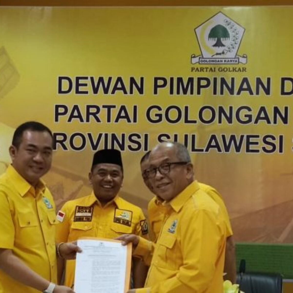 Patarai Amir Ditunjuk sebagai Ketua Panitia Pelaksana Pelantihan Pengurus DPD I Partai Golkar Sulsel