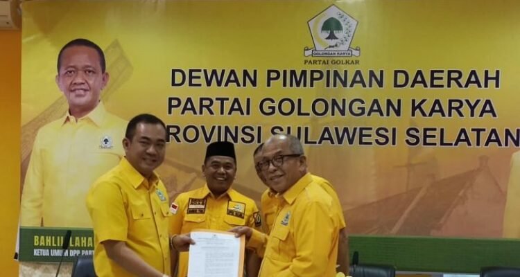 Patarai Amir Ditunjuk sebagai Ketua Panitia Pelaksana Pelantihan Pengurus DPD I Partai Golkar Sulsel